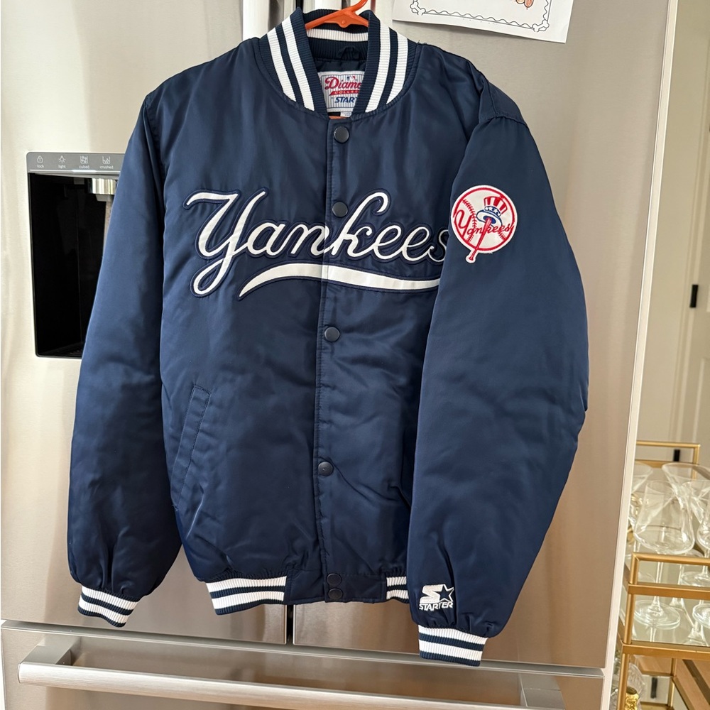 STARTER Yankees Navy Varsity Jacket